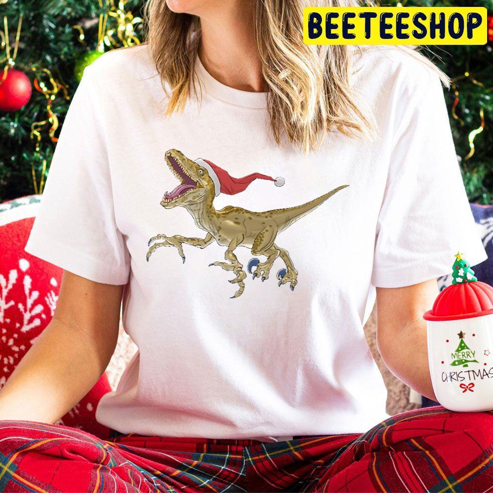 Christmas Velociraptor Beeteeshop Trending Unisex Hoodie Christmas Velociraptor Beeteeshop Trending Unisex Hoodie