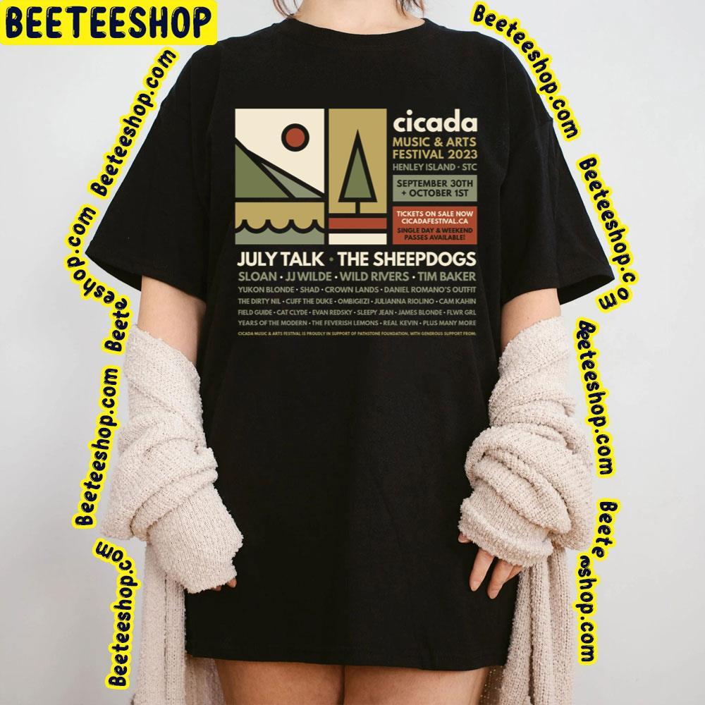 Cicada Music & Art Fest 2023 With The Sheepdogs Beeteeshop Trending Unisex T-Shirt Cicada Music & Art Fest 2023 With The Sheepdogs Beeteeshop Trending Unisex T-Shirt