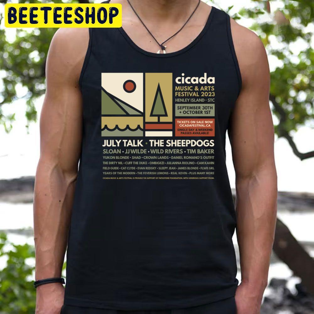 Cicada Music & Art Fest 2023 With The Sheepdogs Beeteeshop Trending Unisex T-Shirt Cicada Music & Art Fest 2023 With The Sheepdogs Beeteeshop Trending Unisex T-Shirt