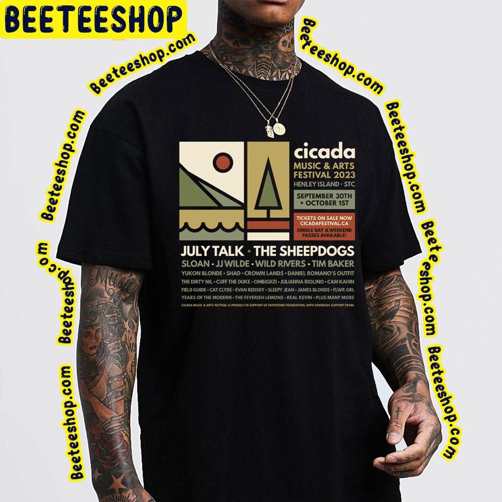 Cicada Music & Art Fest 2023 With The Sheepdogs Beeteeshop Trending Unisex T-Shirt Cicada Music & Art Fest 2023 With The Sheepdogs Beeteeshop Trending Unisex T-Shirt