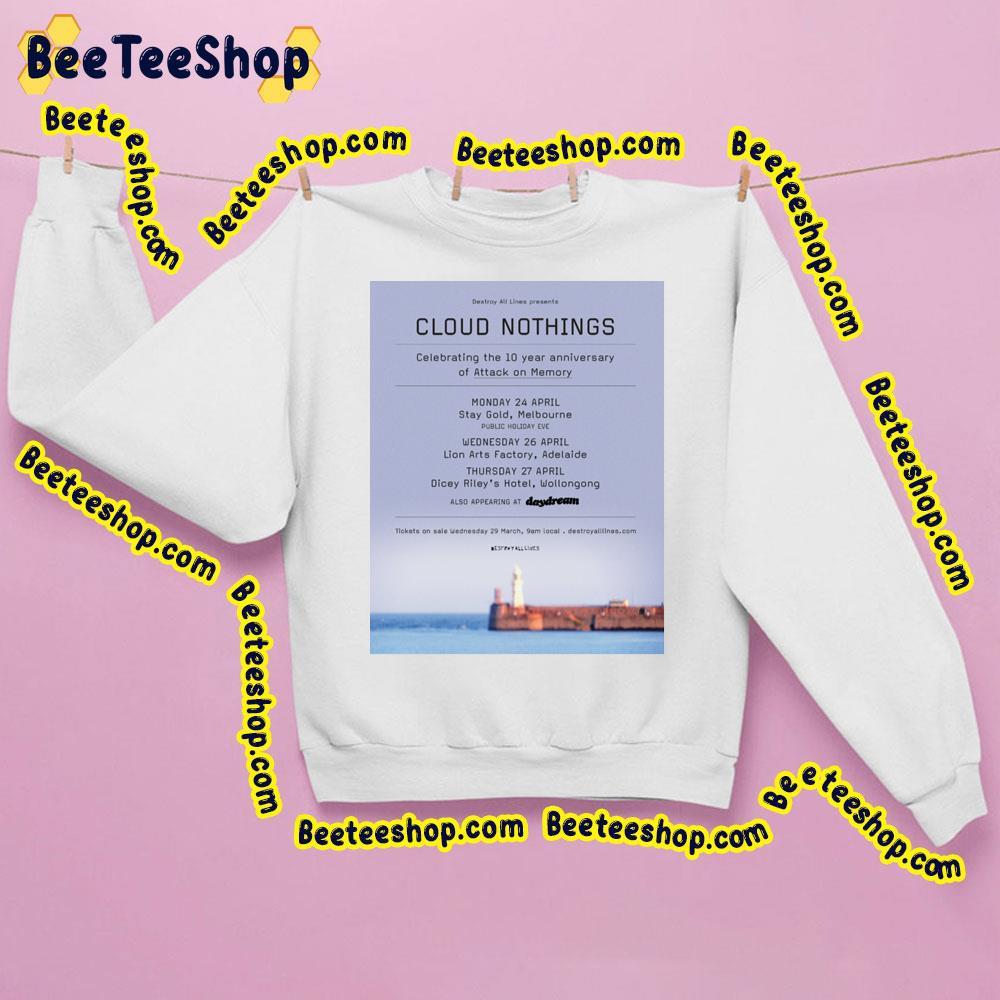 Cloud Nothing Celebrating The 10 Year Anniversary 2023 Beeteeshop Trending Unisex Sweatshirt Cloud Nothing Celebrating The 10 Year Anniversary 2023 Beeteeshop Trending Unisex Sweatshirt