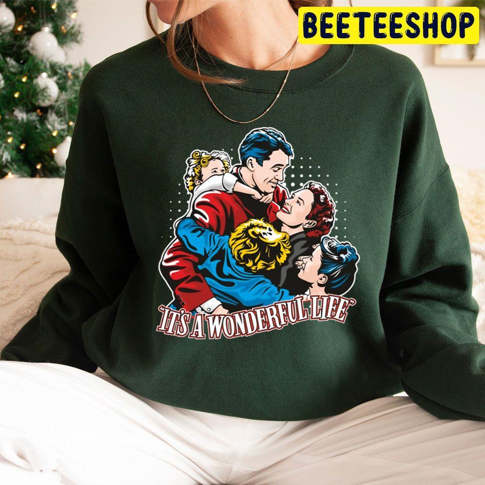 Color Family It's A Wonderful Life Christmas Beeteeshop Trending Unisex Sweatshirt Color Family It's A Wonderful Life Christmas Beeteeshop Trending Unisex Sweatshirt