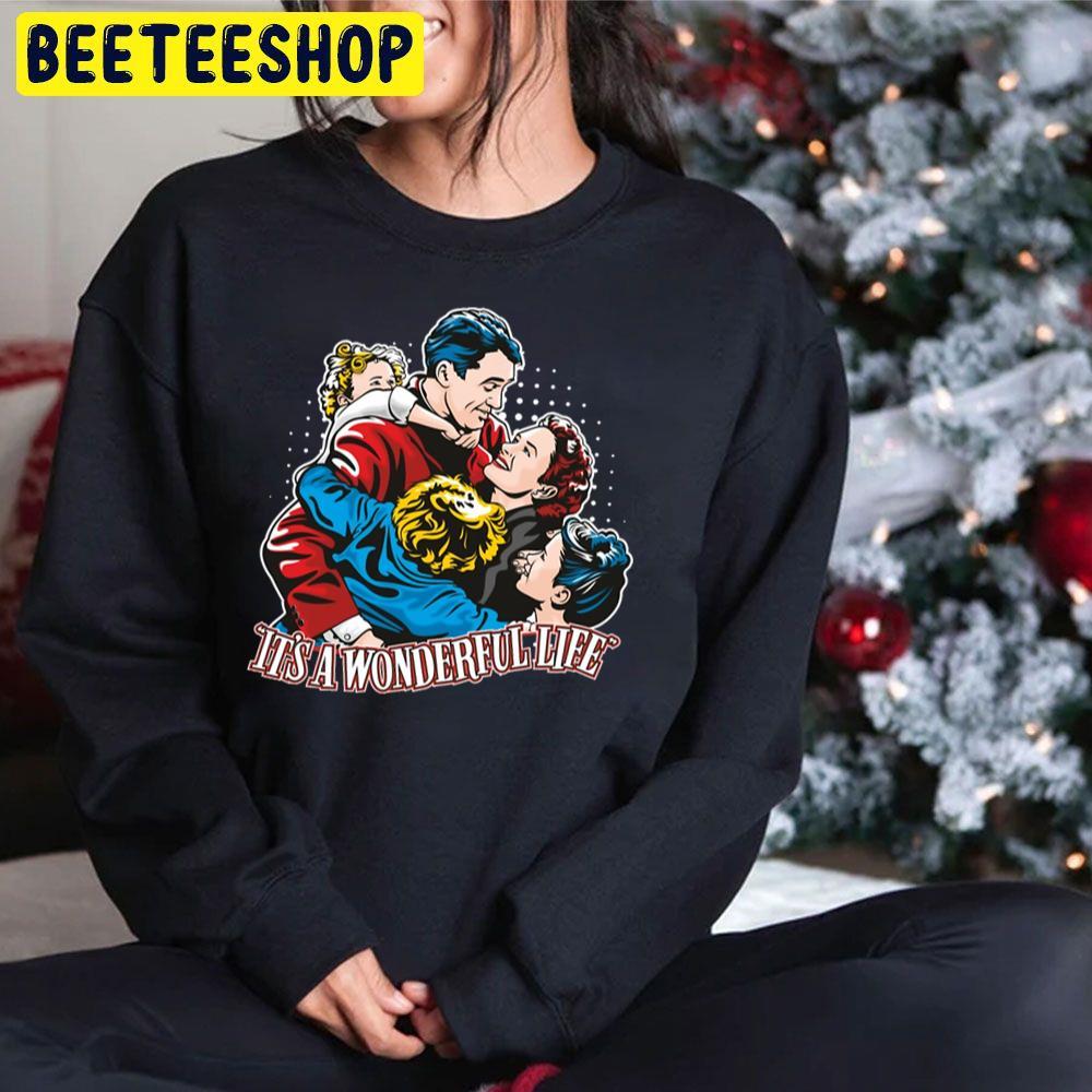 Color Family It's A Wonderful Life Christmas Beeteeshop Trending Unisex Sweatshirt Color Family It's A Wonderful Life Christmas Beeteeshop Trending Unisex Sweatshirt