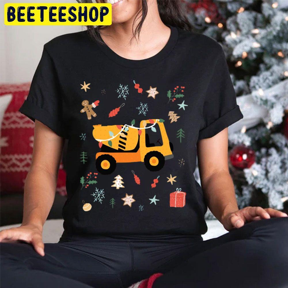 Concrete Mixer Christmas Kids Beeteeshop Trending Unisex Hoodie Concrete Mixer Christmas Kids Beeteeshop Trending Unisex Hoodie