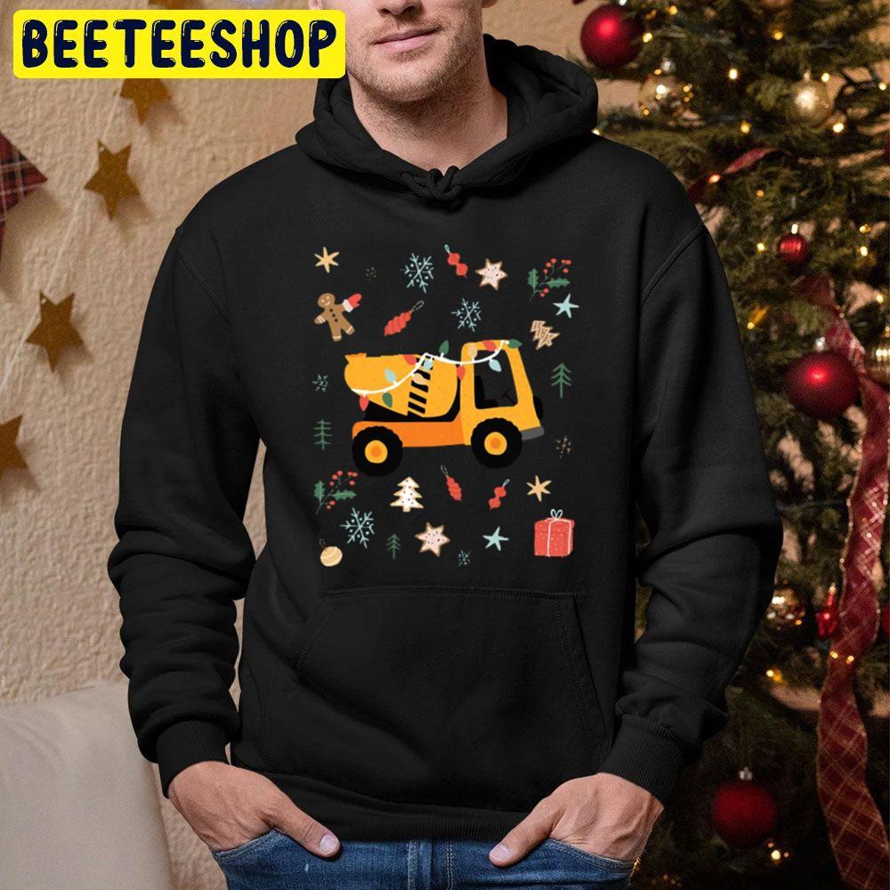 Concrete Mixer Christmas Kids Beeteeshop Trending Unisex Hoodie Concrete Mixer Christmas Kids Beeteeshop Trending Unisex Hoodie