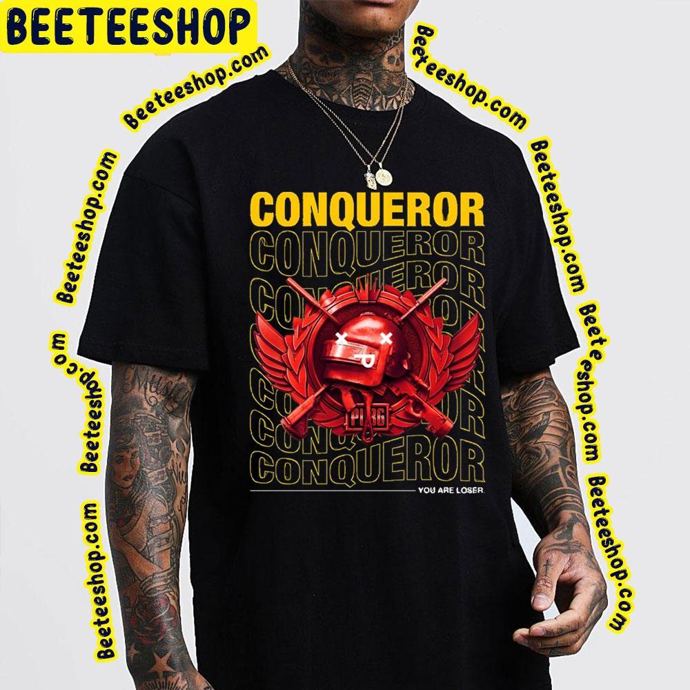 Conqueror Pubg Playerunknown's Battlegrounds Unisex T-Shirt Conqueror Pubg Playerunknown's Battlegrounds Unisex T-Shirt