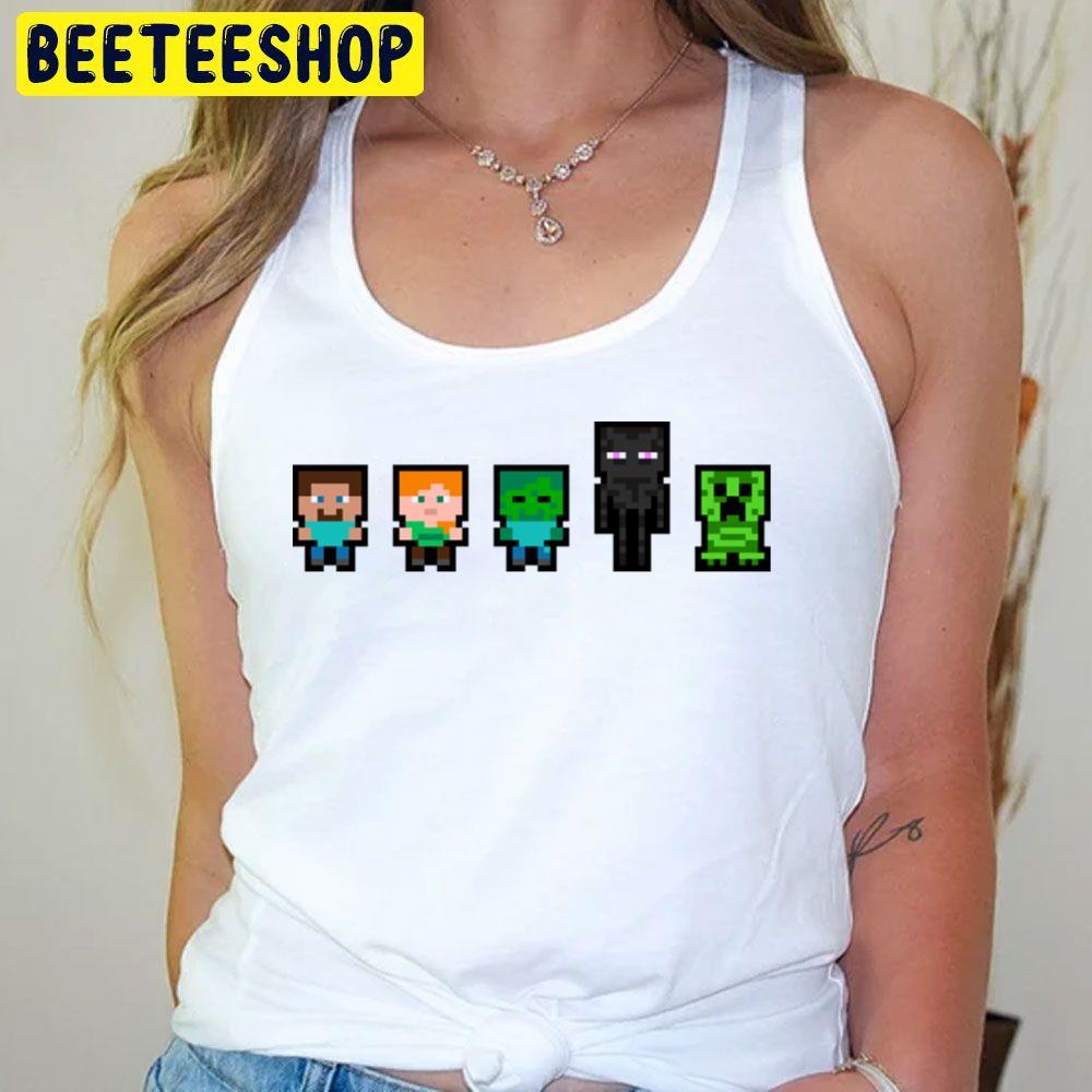 Crafty Friends Minecraft Unisex T-Shirt Crafty Friends Minecraft Unisex T-Shirt