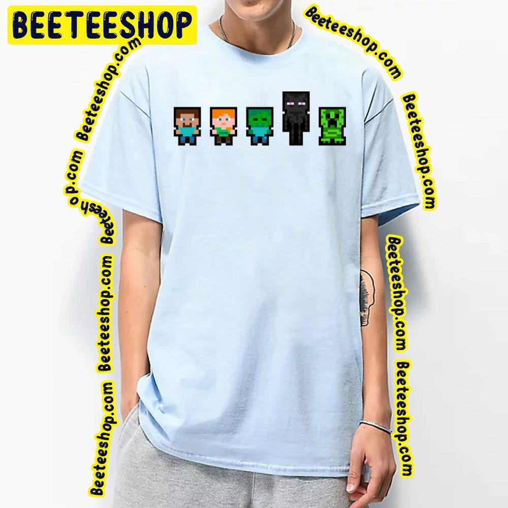 Crafty Friends Minecraft Unisex T-Shirt Crafty Friends Minecraft Unisex T-Shirt