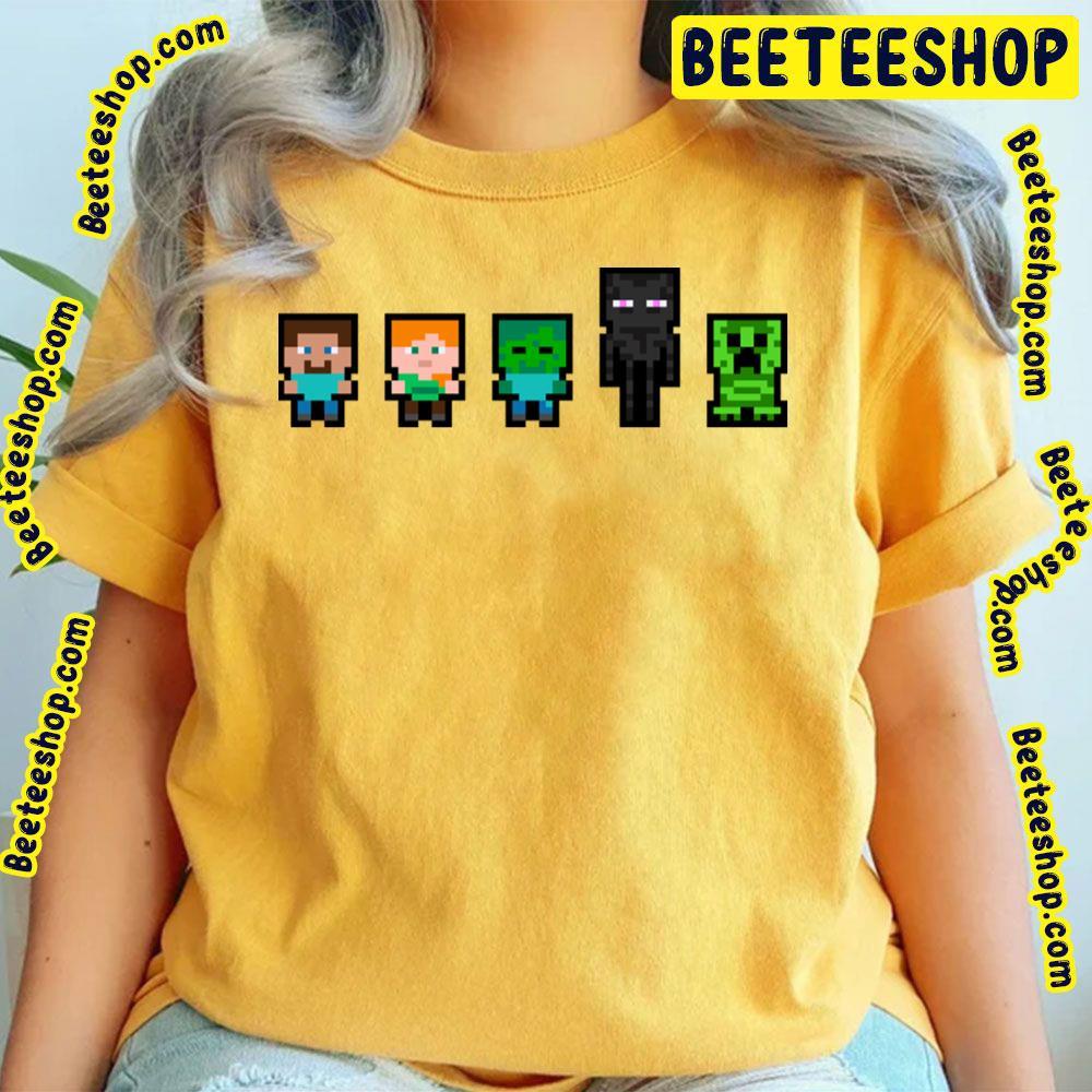 Crafty Friends Minecraft Unisex T-Shirt Crafty Friends Minecraft Unisex T-Shirt
