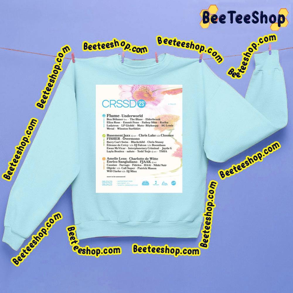 Crssd Festival Fall 2023 Beeteeshop Trending Unisex Sweatshirt Crssd Festival Fall 2023 Beeteeshop Trending Unisex Sweatshirt