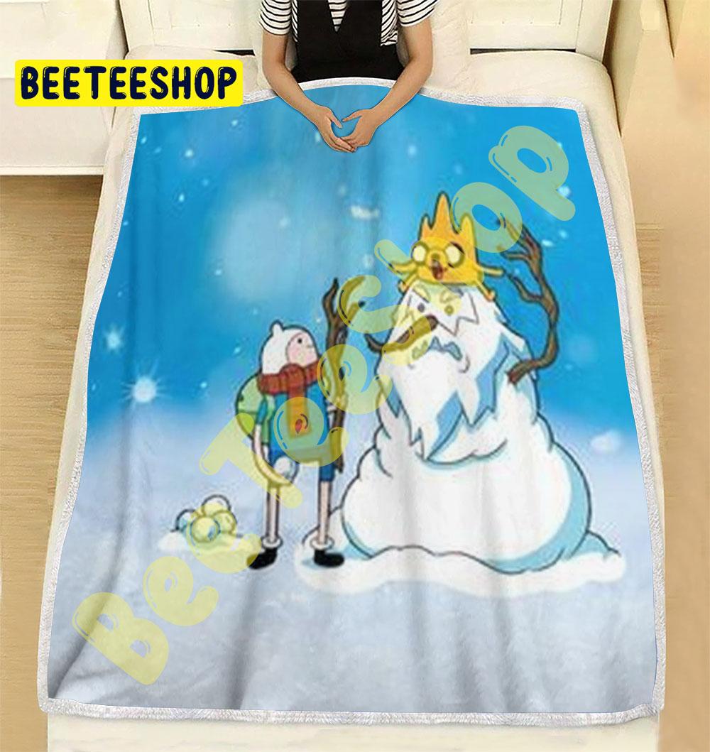 Cute Adventure Time Christmas 1 Trending Blanket Cute Adventure Time Christmas 1 Trending Blanket