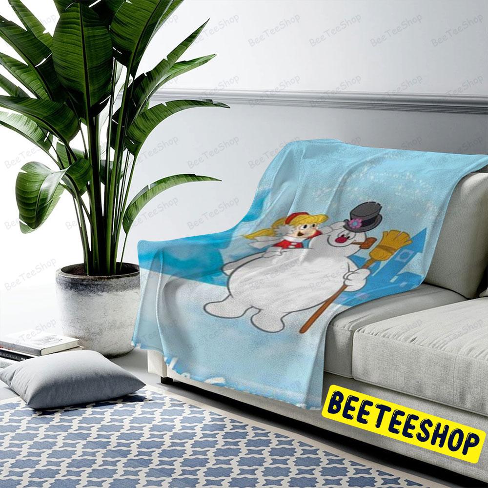 Cute Frosty The Snowman 2 Trending US Cozy Blanket Cute Frosty The Snowman 2 Trending US Cozy Blanket