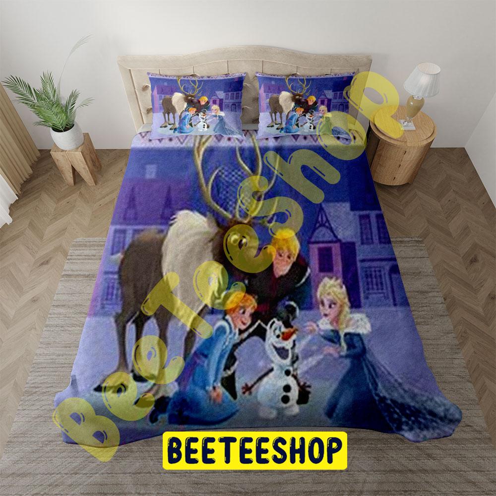 Cute Olaf's Frozen Adventure 02 Trending Bedding Set Cute Olaf's Frozen Adventure 02 Trending Bedding Set