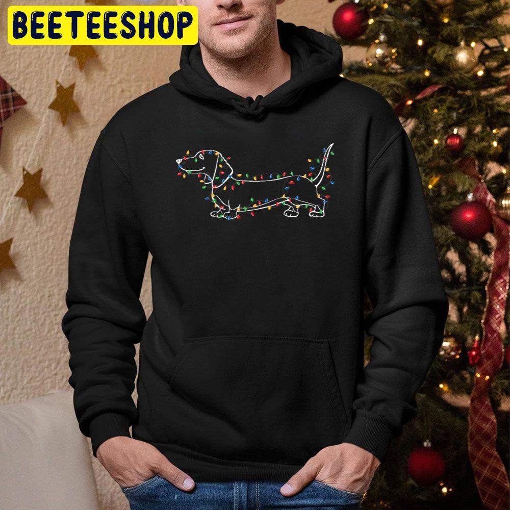 Dachshund Dog Christmas Lights For Dog Loves Beeteeshop Trending Unisex Sweatshirt Dachshund Dog Christmas Lights For Dog Loves Beeteeshop Trending Unisex Sweatshirt