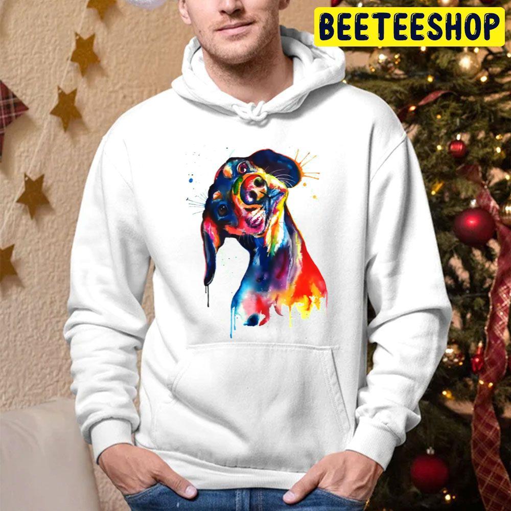Dachshund Watercolor Beeteeshop Trending Unisex Hoodie Dachshund Watercolor Beeteeshop Trending Unisex Hoodie
