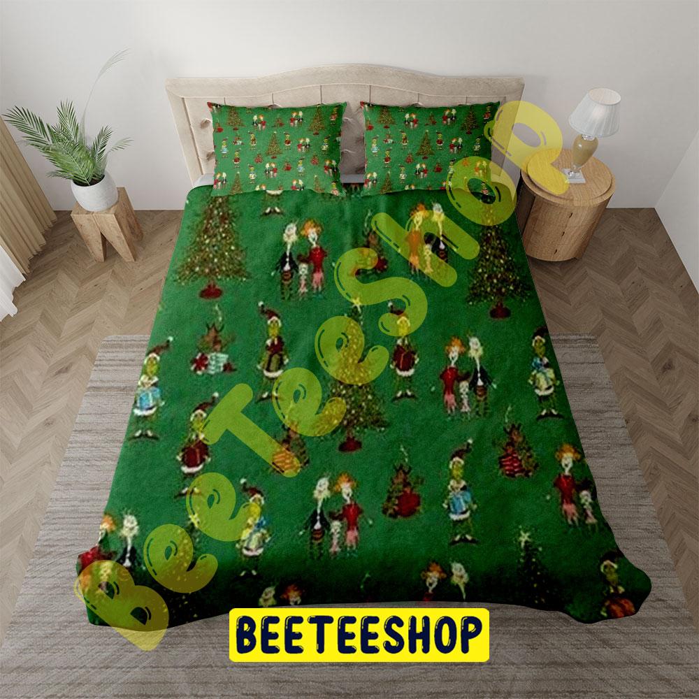 Dr Seuss' How The Grinch Stole Christmas 10 Trending Bedding Set Dr Seuss' How The Grinch Stole Christmas 10 Trending Bedding Set
