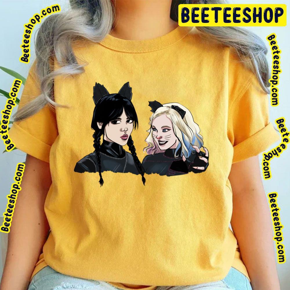Enid And Wednesday Halloween Unisex T-Shirt Enid And Wednesday Halloween Unisex T-Shirt