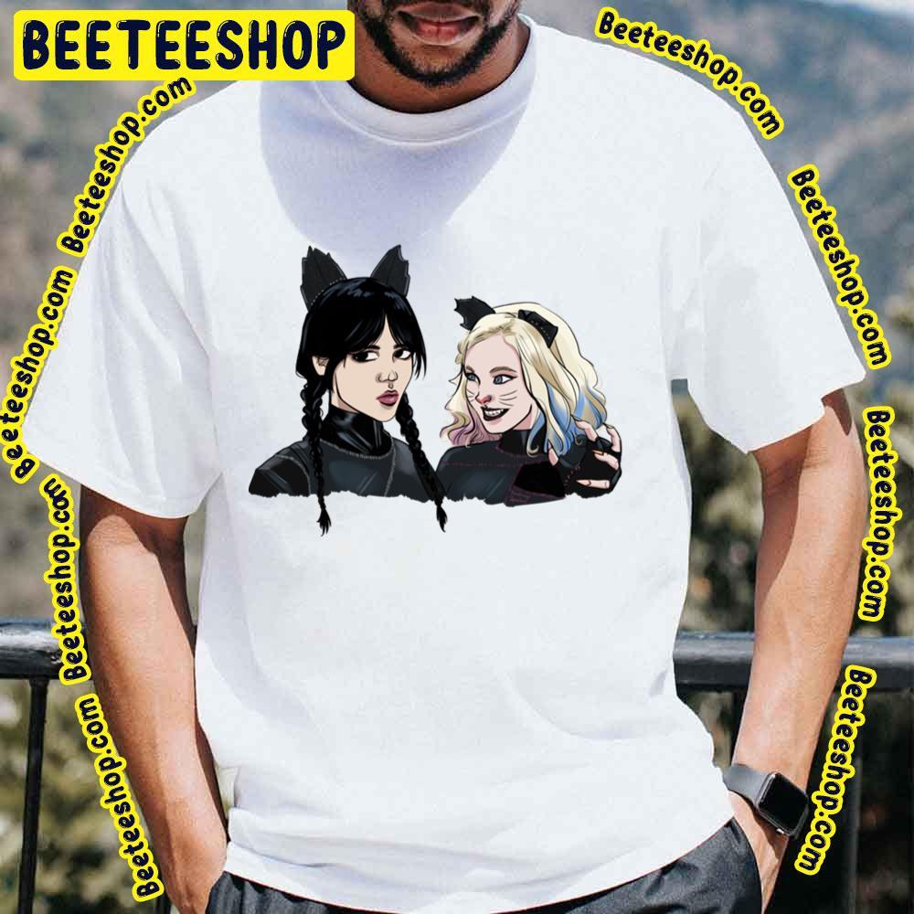 Enid And Wednesday Halloween Unisex T-Shirt Enid And Wednesday Halloween Unisex T-Shirt