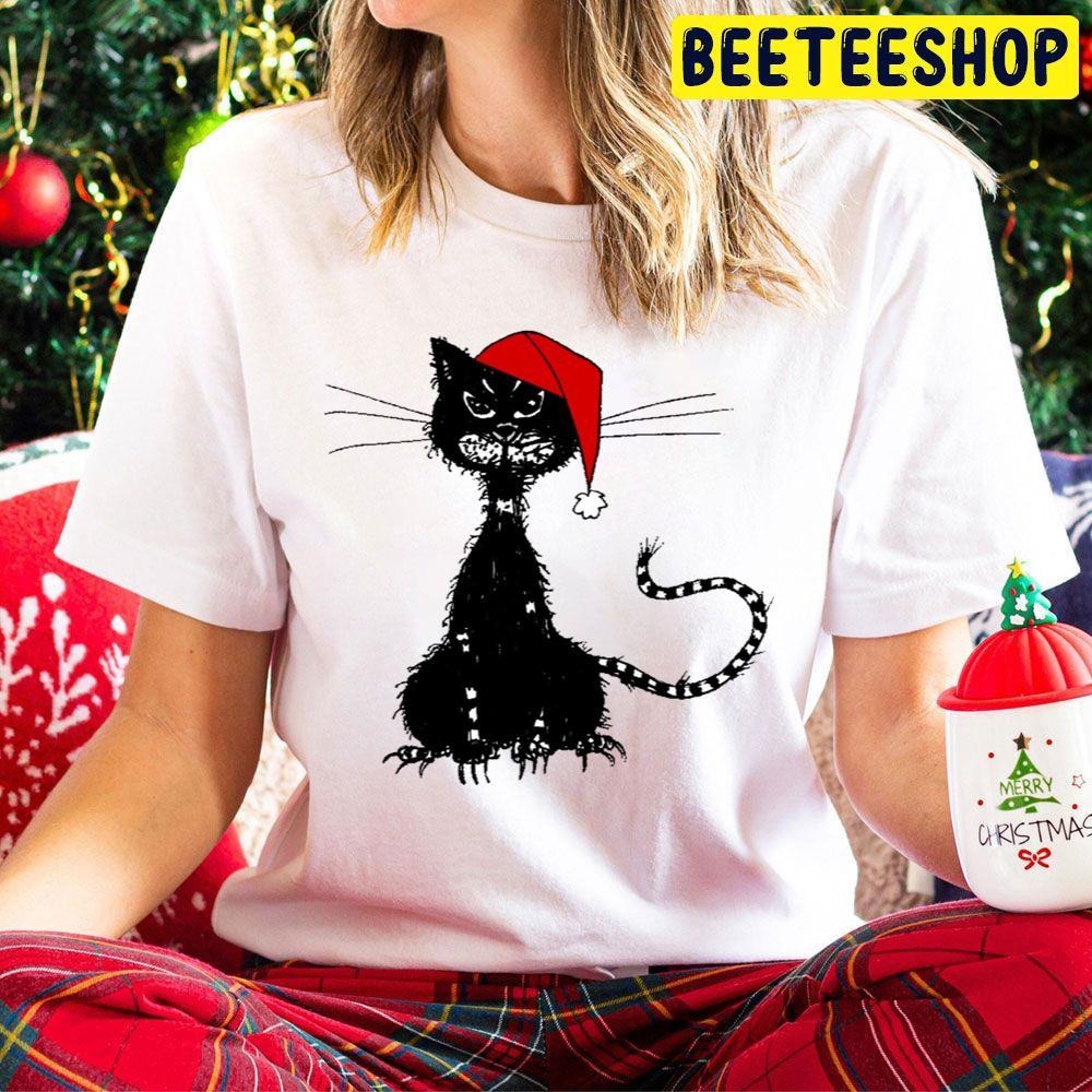 Evil Christmas Cat Beeteeshop Trending Unisex Hoodie Evil Christmas Cat Beeteeshop Trending Unisex Hoodie