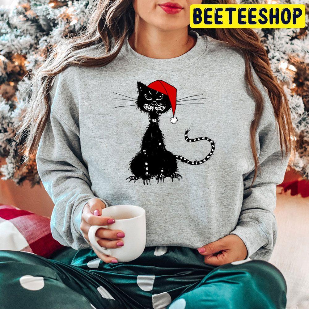 Evil Christmas Cat Beeteeshop Trending Unisex Hoodie Evil Christmas Cat Beeteeshop Trending Unisex Hoodie