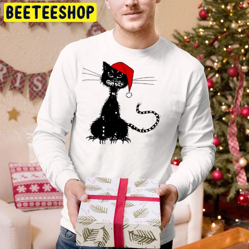 Evil Christmas Cat Beeteeshop Trending Unisex Hoodie Evil Christmas Cat Beeteeshop Trending Unisex Hoodie
