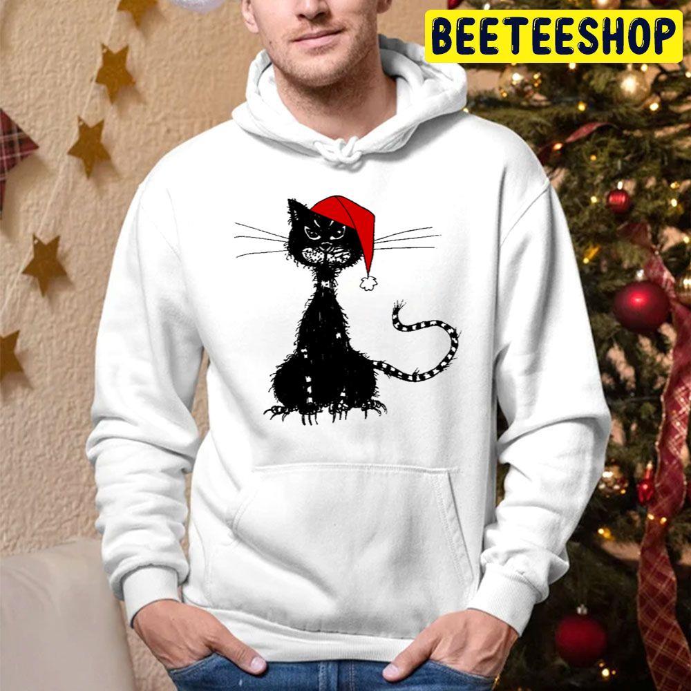 Evil Christmas Cat Beeteeshop Trending Unisex Hoodie Evil Christmas Cat Beeteeshop Trending Unisex Hoodie