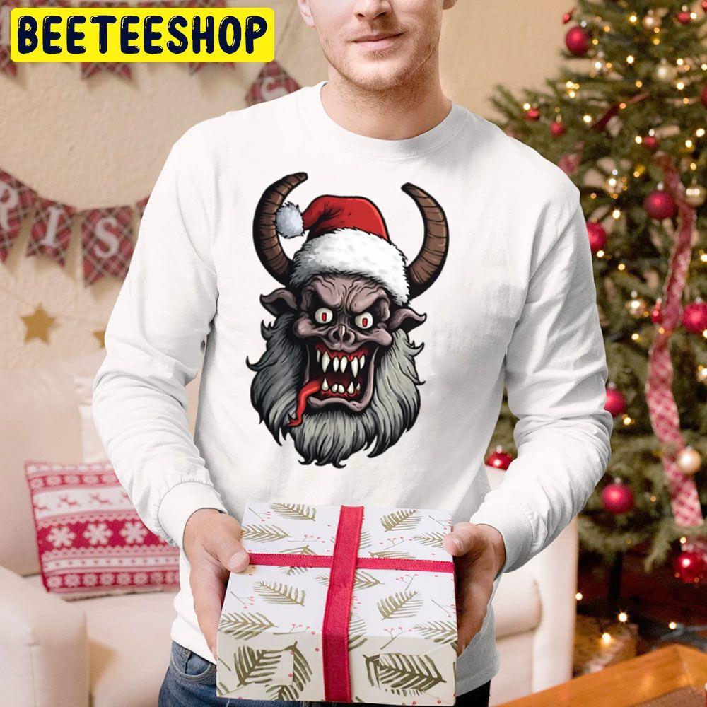 Face Christmas Krampus Beeteeshop Trending Unisex Hoodie Face Christmas Krampus Beeteeshop Trending Unisex Hoodie