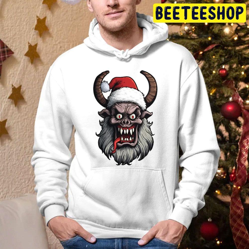 Face Christmas Krampus Beeteeshop Trending Unisex Hoodie Face Christmas Krampus Beeteeshop Trending Unisex Hoodie