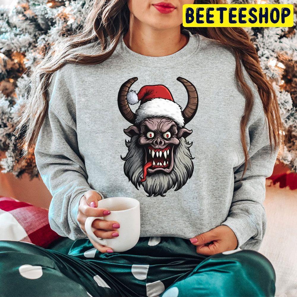 Face Christmas Krampus Beeteeshop Trending Unisex Hoodie Face Christmas Krampus Beeteeshop Trending Unisex Hoodie