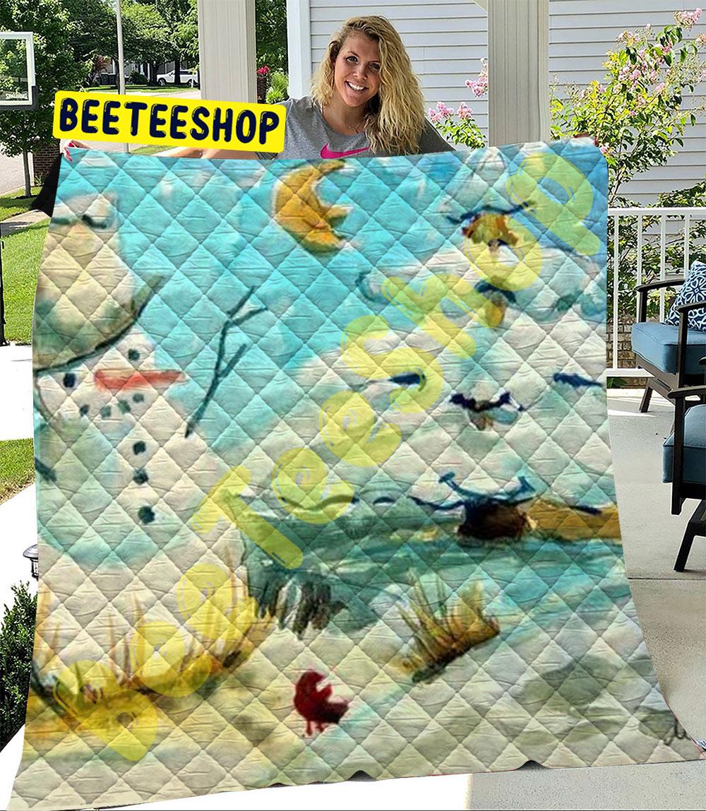 Frosty The Snowman 09 Trending Quilt Frosty The Snowman 09 Trending Quilt