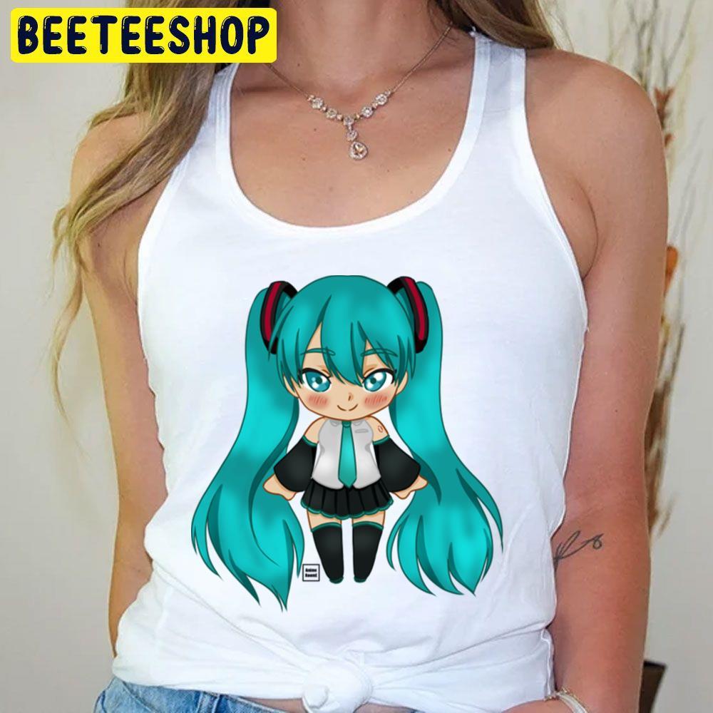 Funnny Chibi Hatsune Miku Vocaloid Beeteeshop Trending Unisex T-Shirt Funnny Chibi Hatsune Miku Vocaloid Beeteeshop Trending Unisex T-Shirt