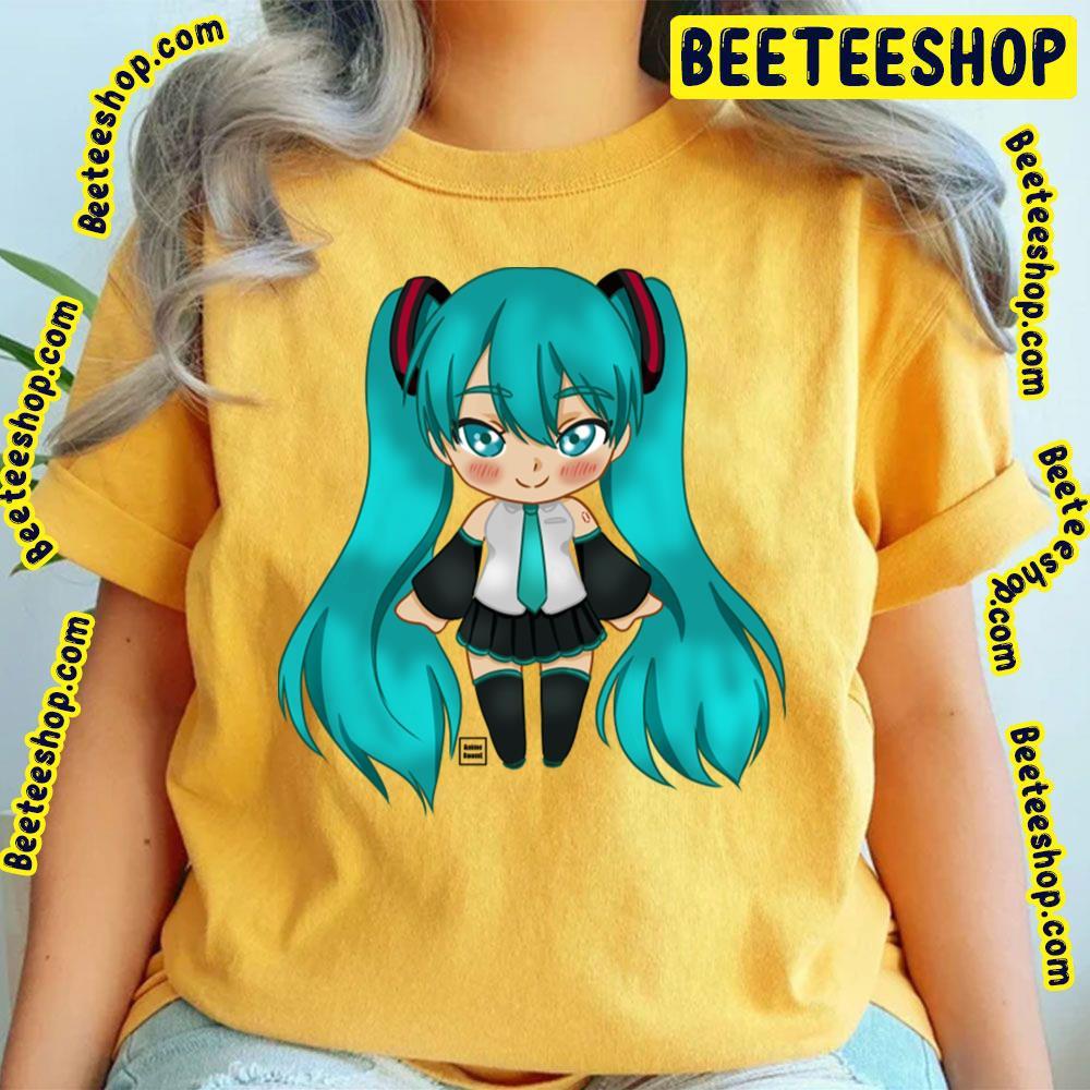 Funnny Chibi Hatsune Miku Vocaloid Beeteeshop Trending Unisex T-Shirt Funnny Chibi Hatsune Miku Vocaloid Beeteeshop Trending Unisex T-Shirt