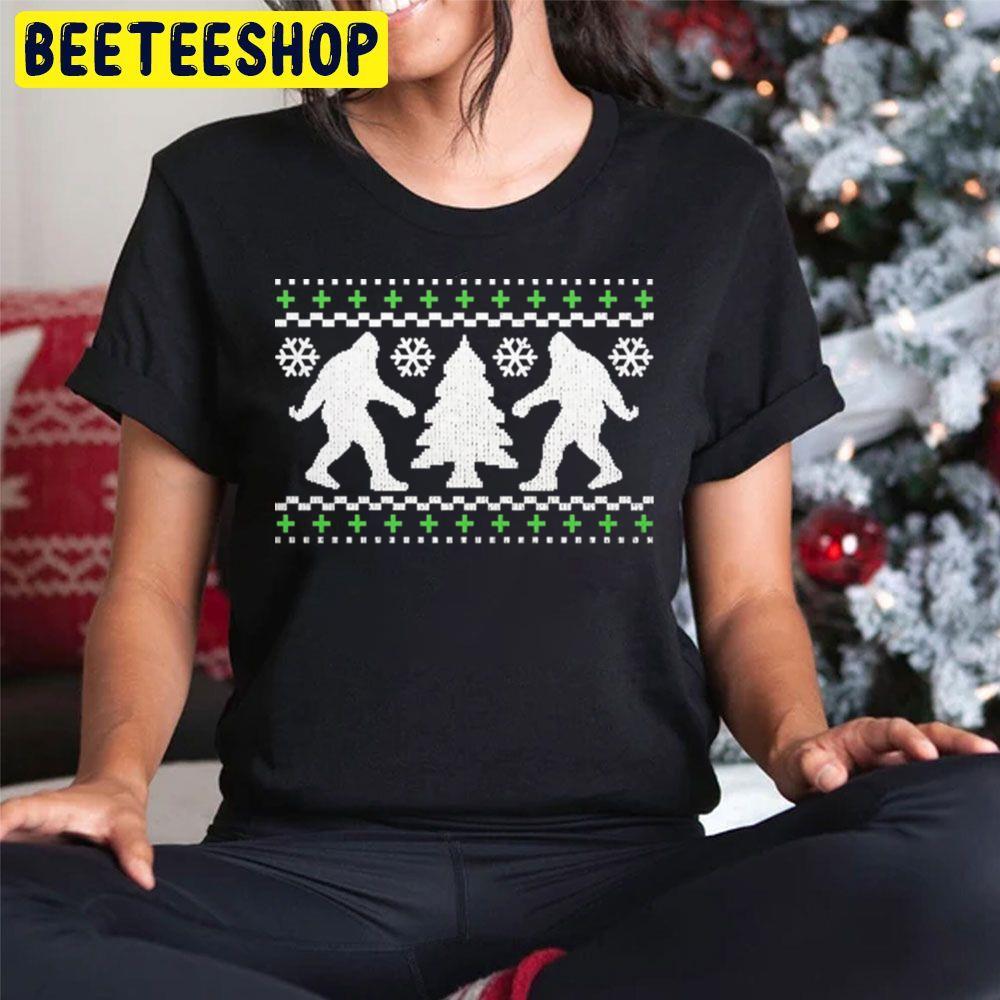Funny Bigfoot Ugly Christmas Holiday Beeteeshop Trending Unisex Hoodie Funny Bigfoot Ugly Christmas Holiday Beeteeshop Trending Unisex Hoodie