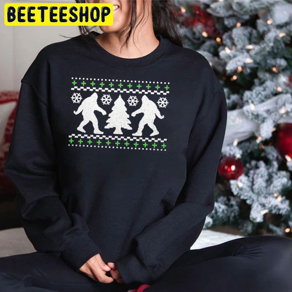 Funny Bigfoot Ugly Christmas Holiday Beeteeshop Trending Unisex Hoodie Funny Bigfoot Ugly Christmas Holiday Beeteeshop Trending Unisex Hoodie