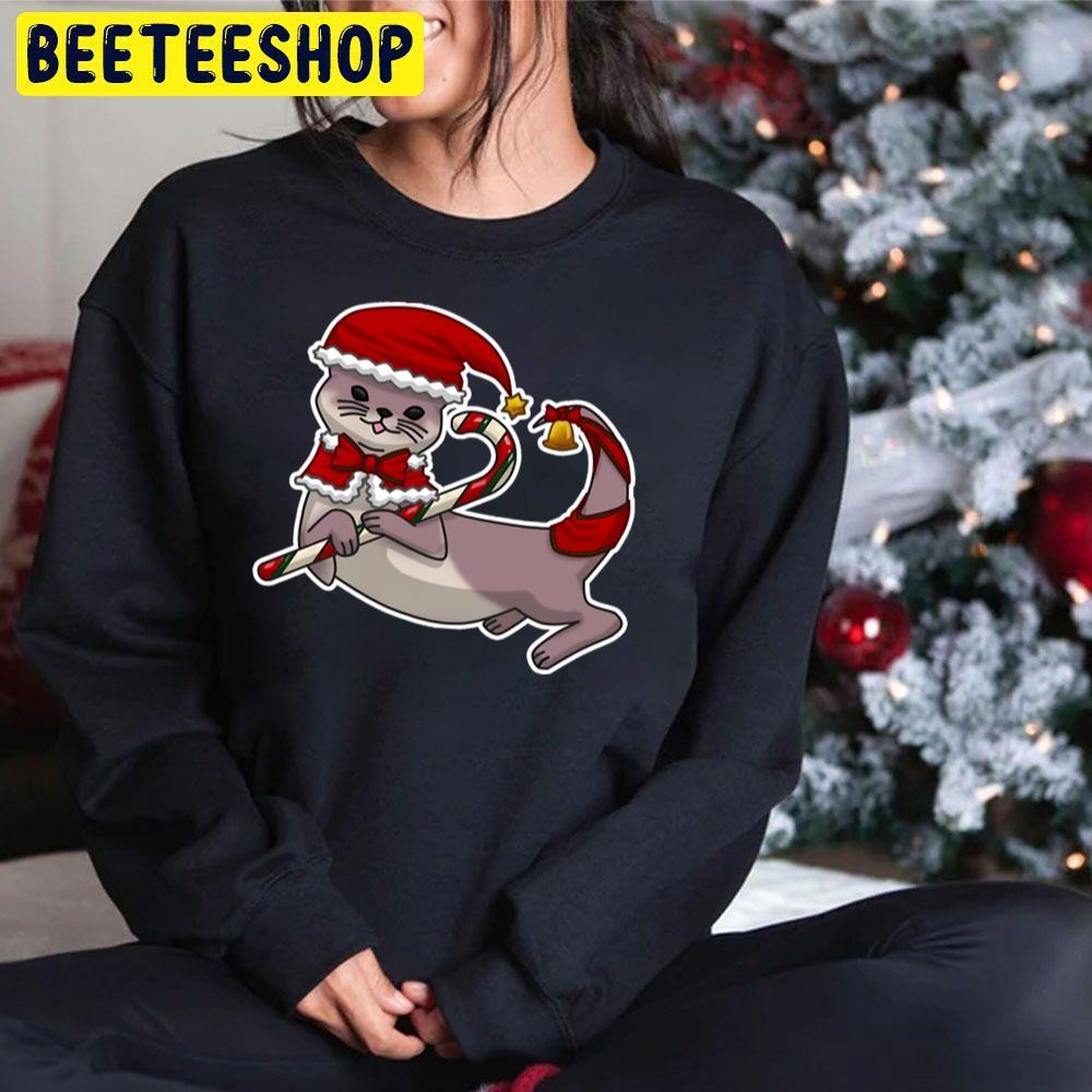 Funny Christmas Cat Beeteeshop Trending Unisex Sweatshirt Funny Christmas Cat Beeteeshop Trending Unisex Sweatshirt