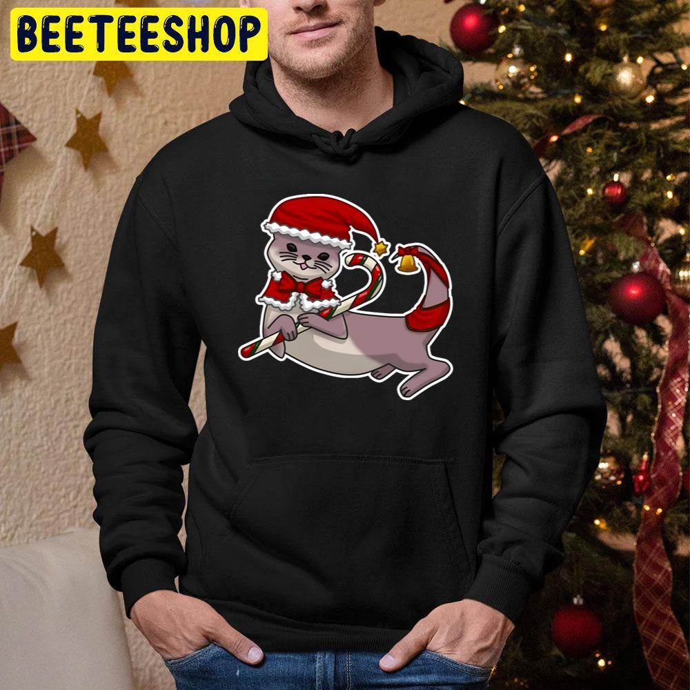 Funny Christmas Cat Beeteeshop Trending Unisex Sweatshirt Funny Christmas Cat Beeteeshop Trending Unisex Sweatshirt