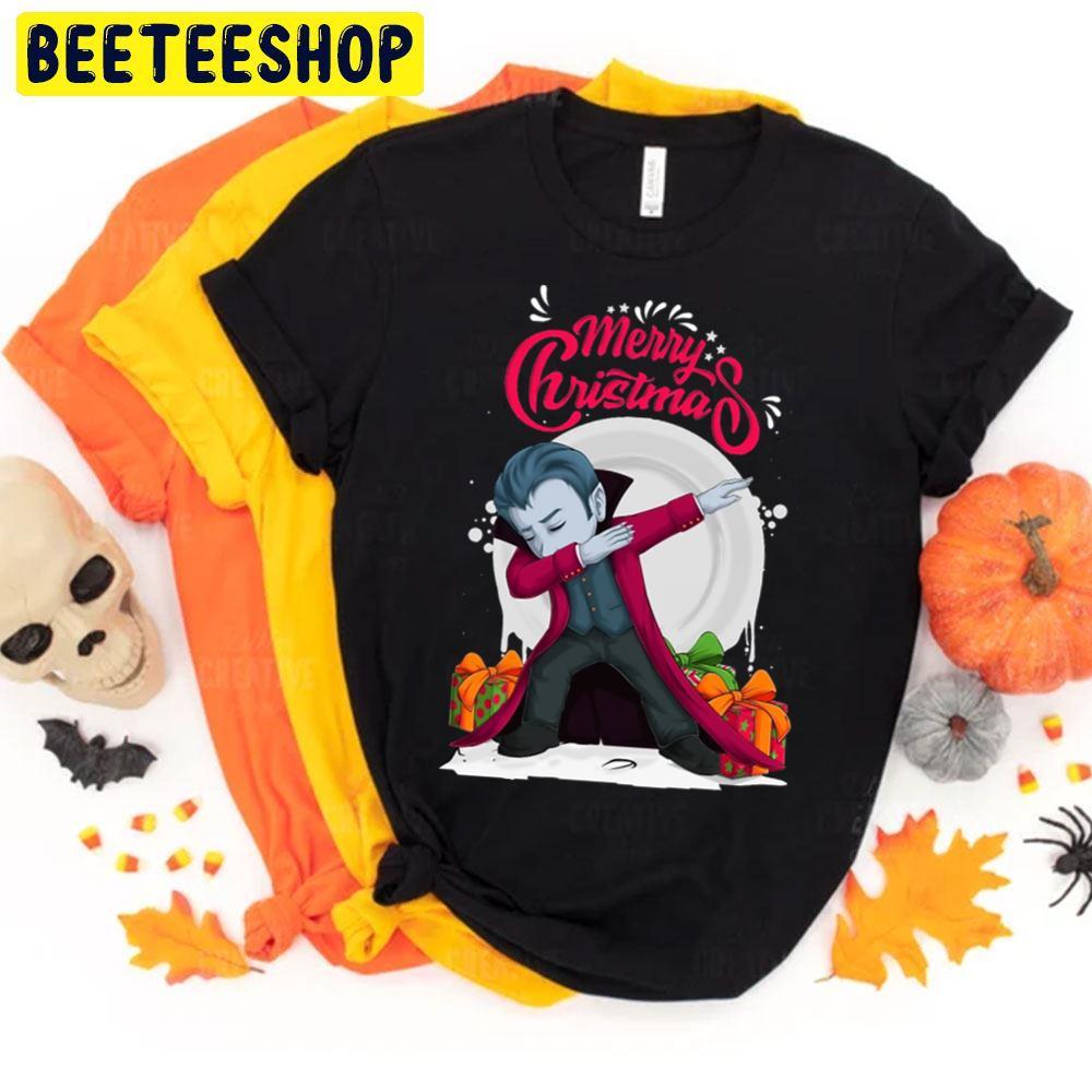 Funny Christmas Dabbing Dracula Halloween Beeteeshop Trending Unisex T-Shirt Funny Christmas Dabbing Dracula Halloween Beeteeshop Trending Unisex T-Shirt