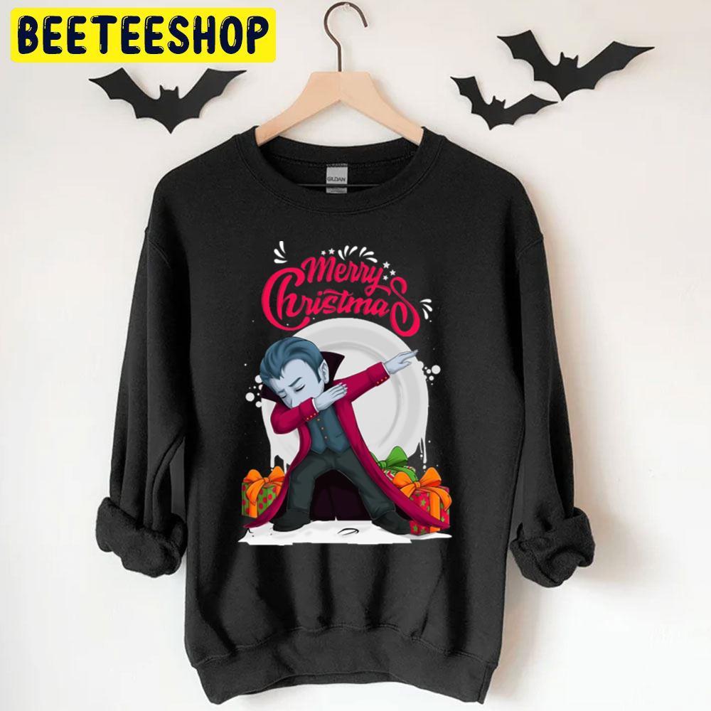 Funny Christmas Dabbing Dracula Halloween Beeteeshop Trending Unisex T-Shirt Funny Christmas Dabbing Dracula Halloween Beeteeshop Trending Unisex T-Shirt