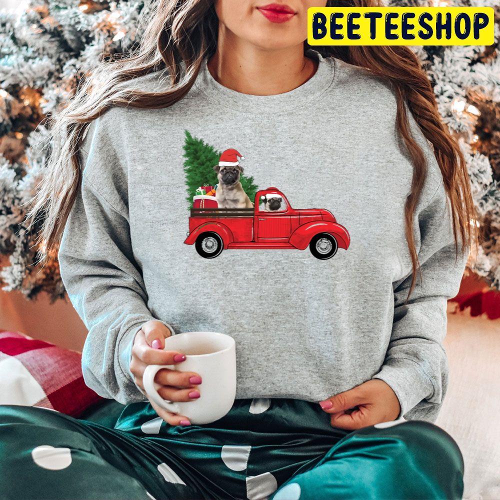 Funny Christmas Pug Dog Lovers Owners Christmas Xmas Beeteeshop Trending Unisex Hoodie Funny Christmas Pug Dog Lovers Owners Christmas Xmas Beeteeshop Trending Unisex Hoodie