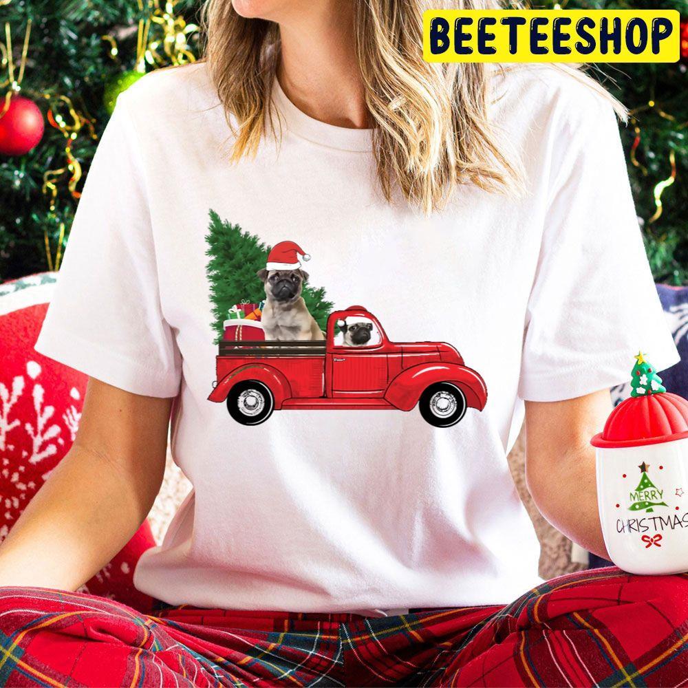 Funny Christmas Pug Dog Lovers Owners Christmas Xmas Beeteeshop Trending Unisex Hoodie Funny Christmas Pug Dog Lovers Owners Christmas Xmas Beeteeshop Trending Unisex Hoodie