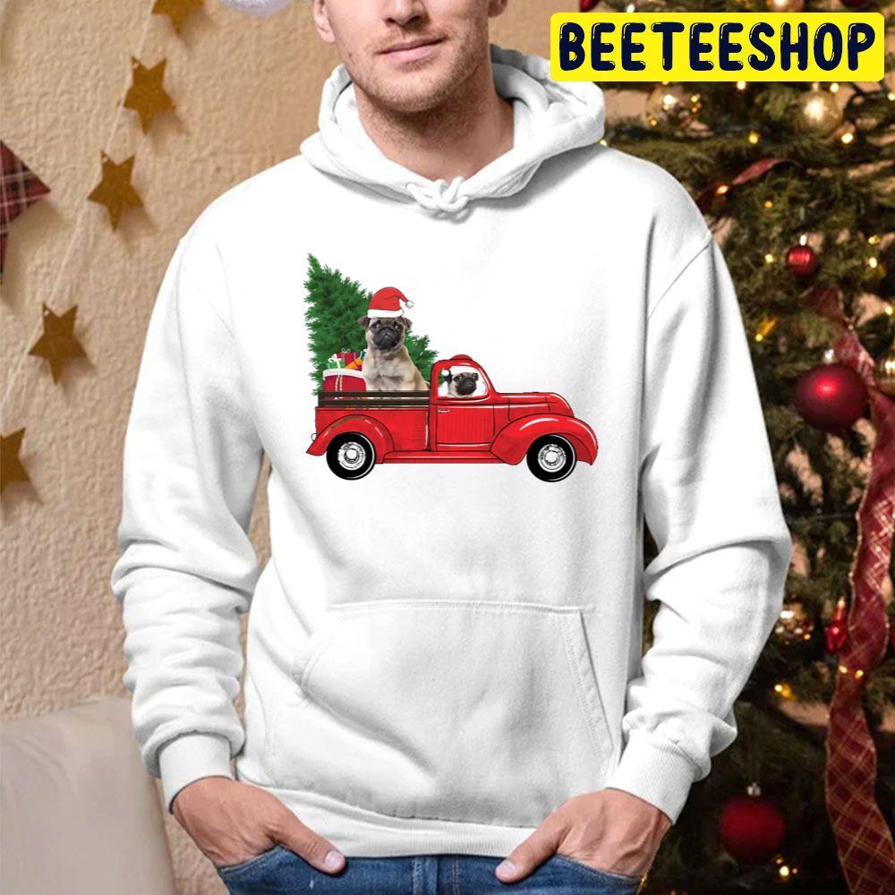 Funny Christmas Pug Dog Lovers Owners Christmas Xmas Beeteeshop Trending Unisex Hoodie Funny Christmas Pug Dog Lovers Owners Christmas Xmas Beeteeshop Trending Unisex Hoodie