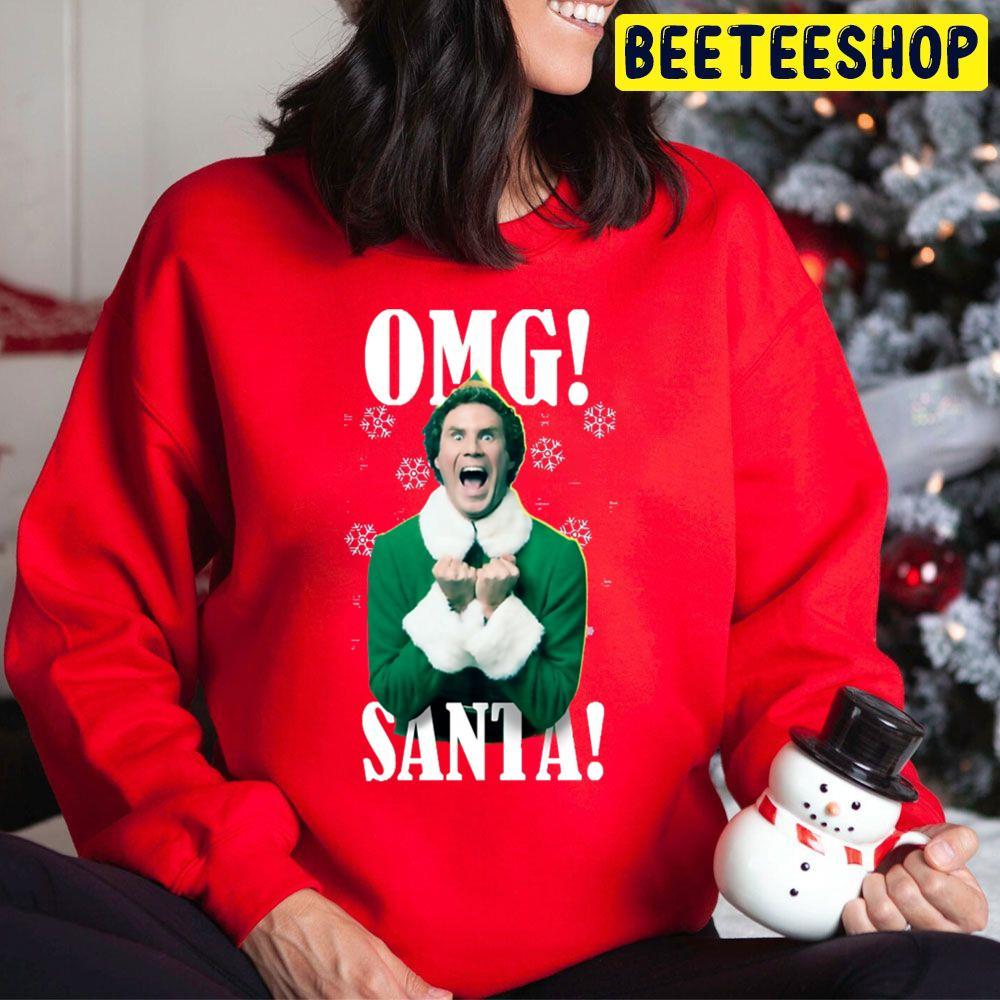 Funny Omg Elf Christmas Beeteeshop Trending Unisex Hoodie Funny Omg Elf Christmas Beeteeshop Trending Unisex Hoodie