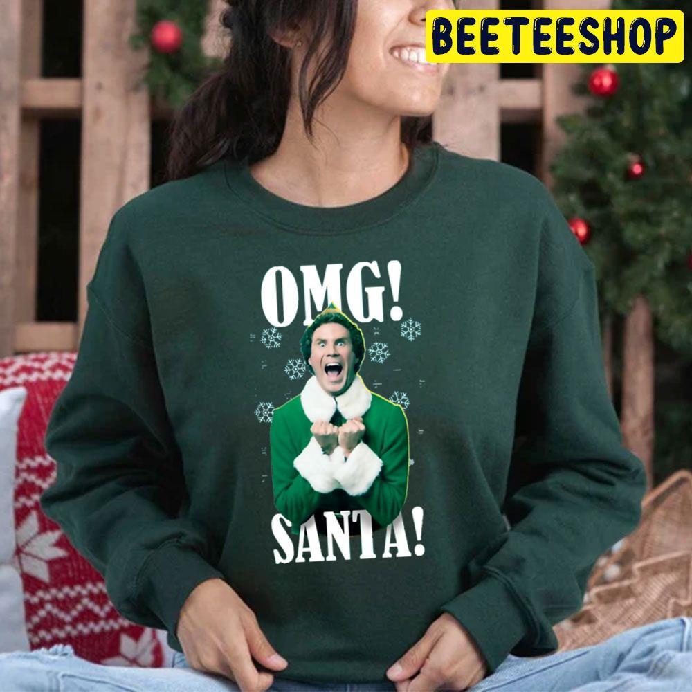 Funny Omg Elf Christmas Beeteeshop Trending Unisex Hoodie Funny Omg Elf Christmas Beeteeshop Trending Unisex Hoodie