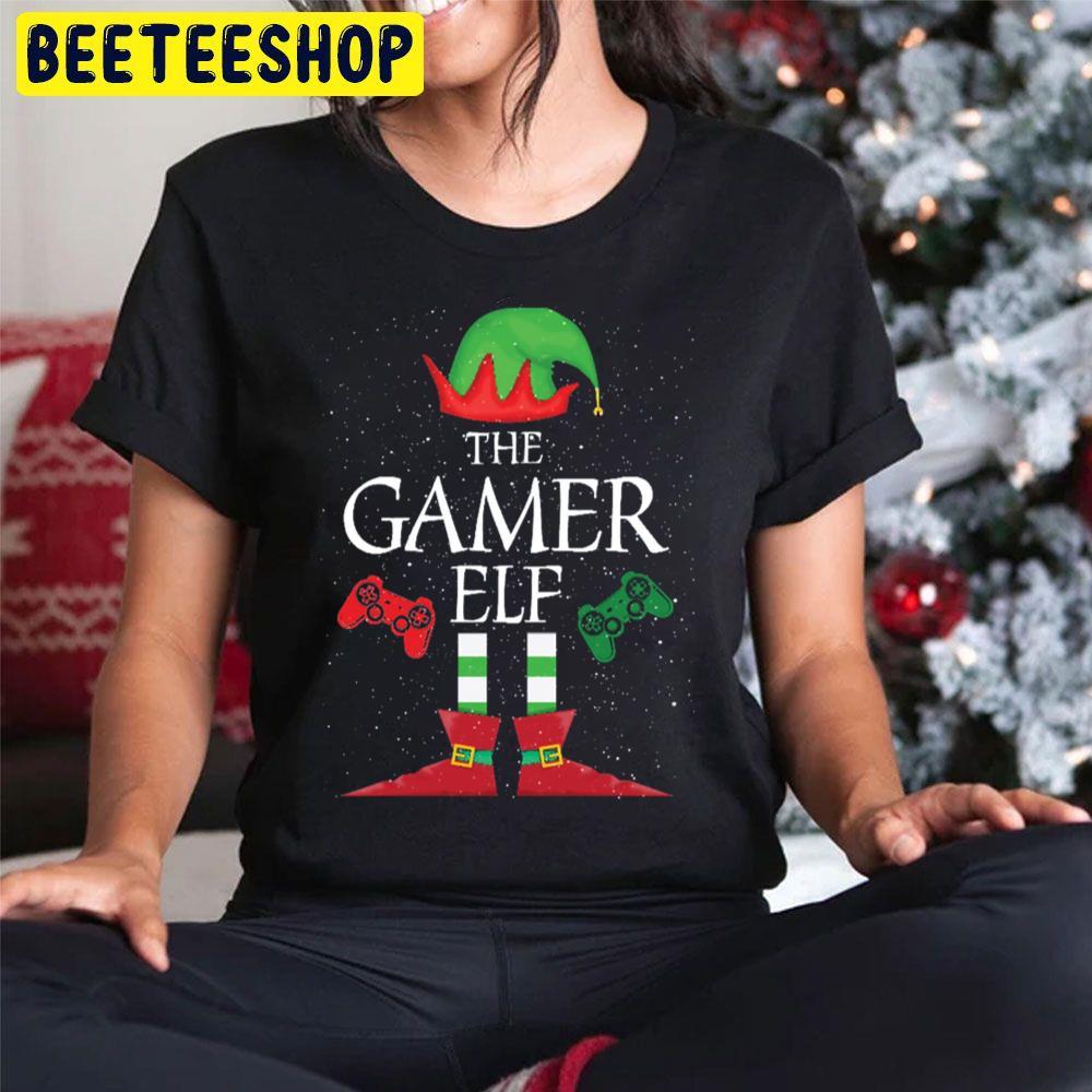Gamer Elf Christmas Beeteeshop Trending Unisex Hoodie Gamer Elf Christmas Beeteeshop Trending Unisex Hoodie