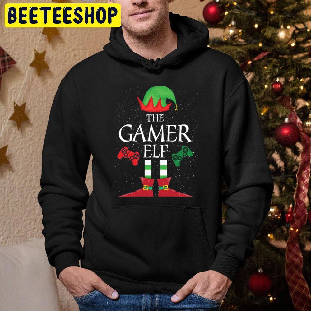 Gamer Elf Christmas Beeteeshop Trending Unisex Hoodie Gamer Elf Christmas Beeteeshop Trending Unisex Hoodie