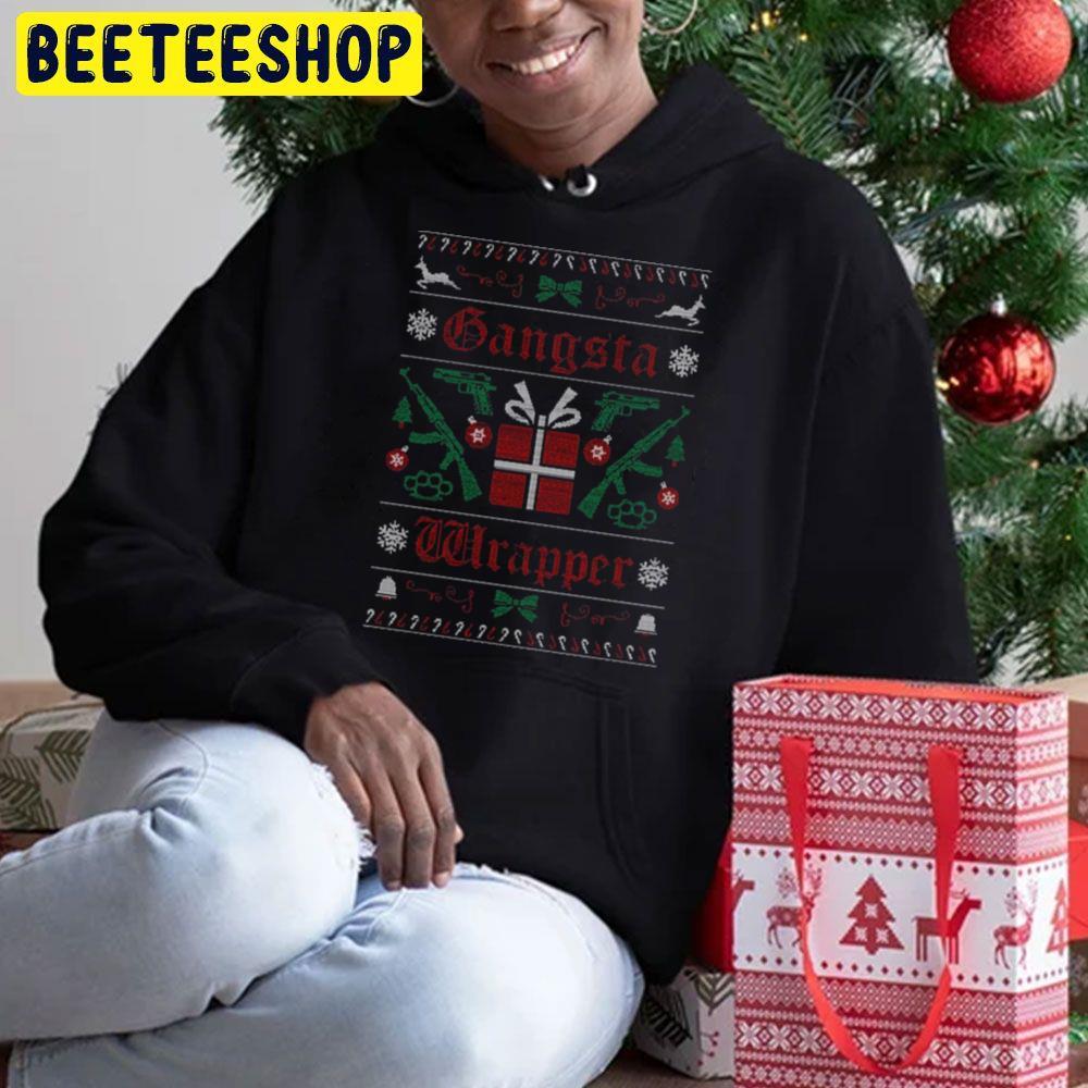 Gangsta Wrapper Christmas Beeteeshop Trending Unisex Hoodie Gangsta Wrapper Christmas Beeteeshop Trending Unisex Hoodie