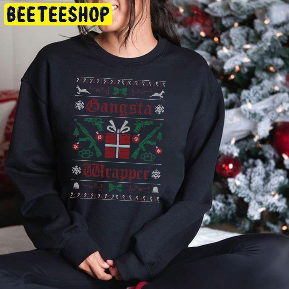 Gangsta Wrapper Christmas Beeteeshop Trending Unisex Hoodie Gangsta Wrapper Christmas Beeteeshop Trending Unisex Hoodie