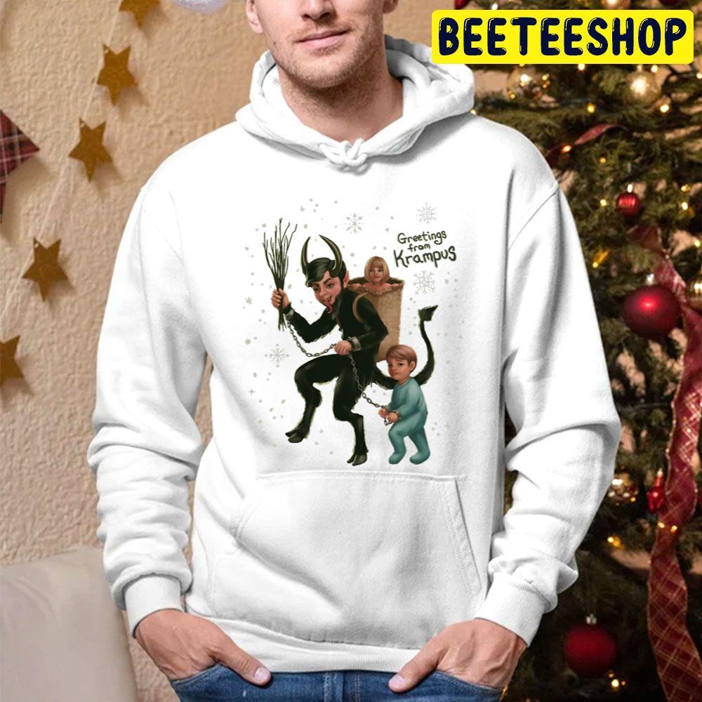 Greetings From Krampus Christmas Beeteeshop Trending Unisex Hoodie Greetings From Krampus Christmas Beeteeshop Trending Unisex Hoodie