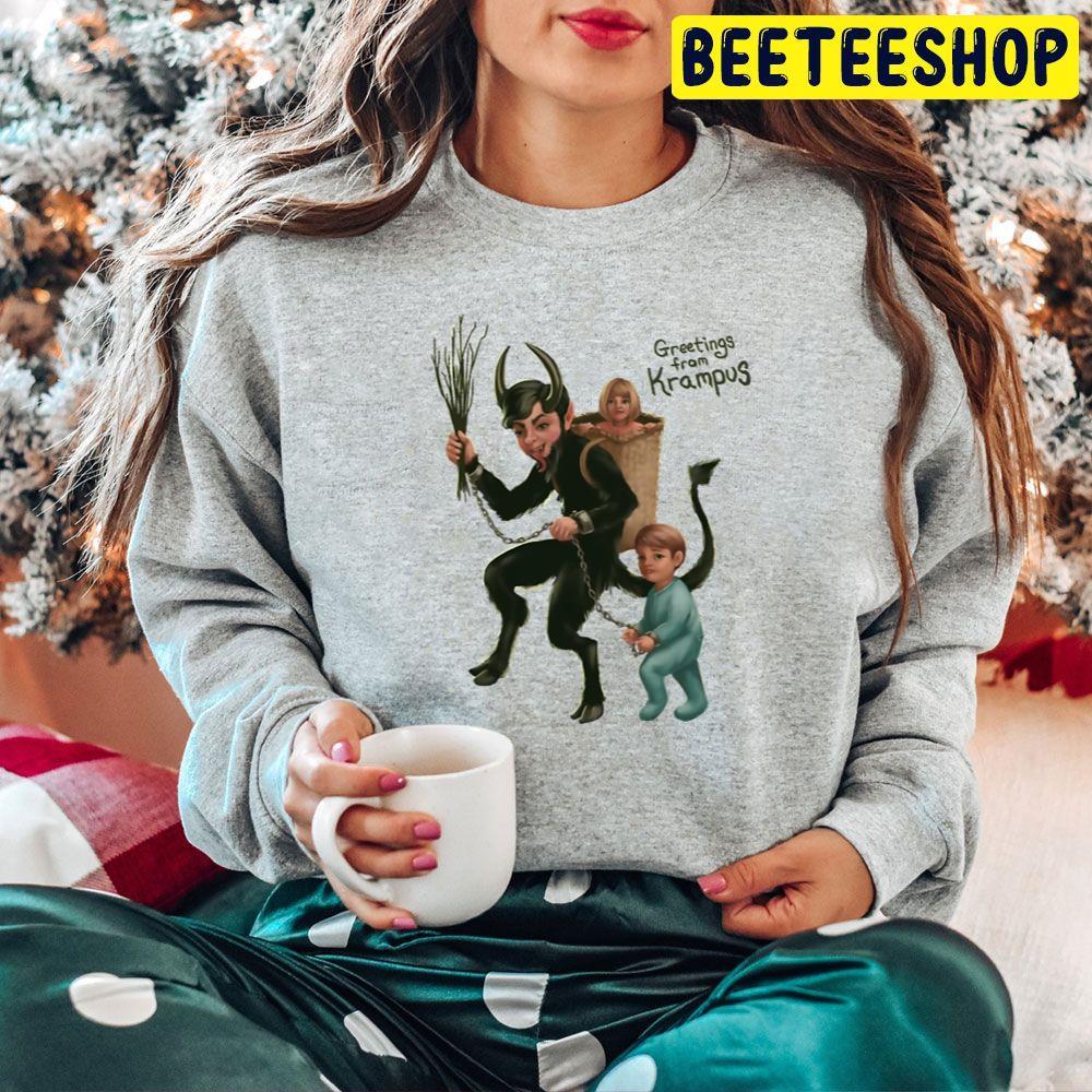 Greetings From Krampus Christmas Beeteeshop Trending Unisex Hoodie Greetings From Krampus Christmas Beeteeshop Trending Unisex Hoodie