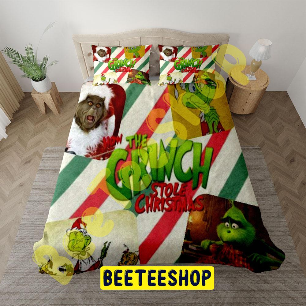 Grinch Stole Christmas Trending Bedding Set Grinch Stole Christmas Trending Bedding Set